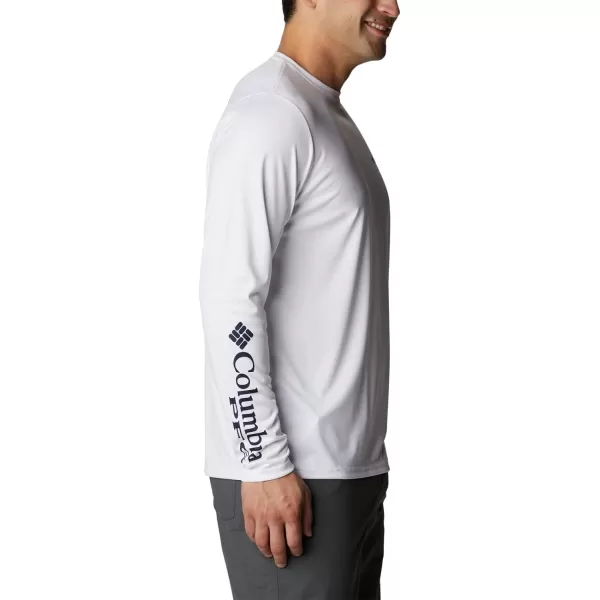 imageColumbia Mens Terminal Tackle PFG Statetriot Long SleeveWhiteCollegiate Navy Usa
