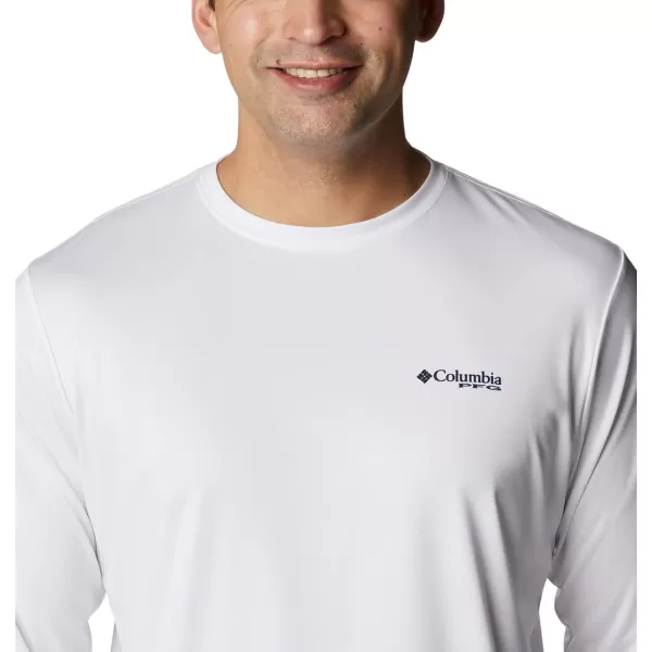 imageColumbia Mens Terminal Tackle PFG Statetriot Long SleeveWhiteCollegiate Navy Usa