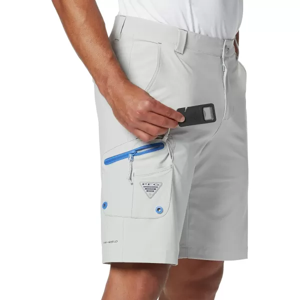 imageColumbia Mens Terminal Tackle ShortCool GreyVivid Blue