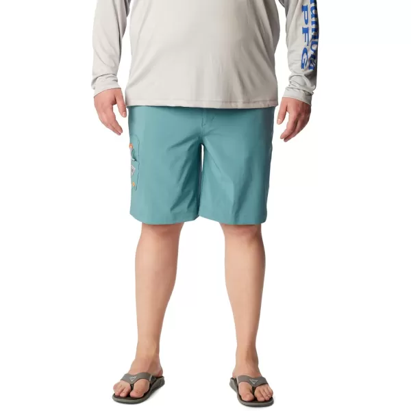 imageColumbia Mens Terminal Tackle ShortTranquil TealOrange Reef