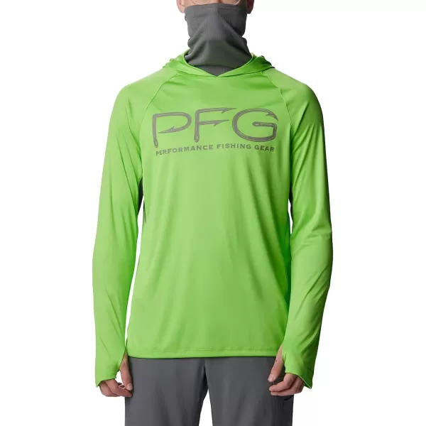 imageColumbia Mens Terminal Tackle Vent HoodieGreen MambaCity Grey