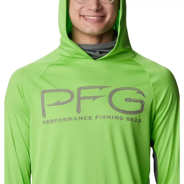 imageColumbia Mens Terminal Tackle Vent HoodieGreen MambaCity Grey