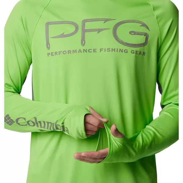 imageColumbia Mens Terminal Tackle Vent HoodieGreen MambaCity Grey
