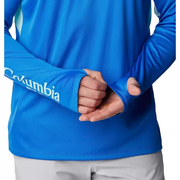 imageColumbia Mens Terminal Tackle Vent HoodieVivid BlueGulf Stream
