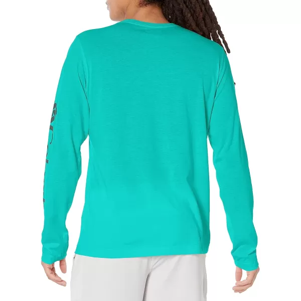 imageColumbia Mens Thistletown Hills Long Sleeve Logo TeeBright Aqua