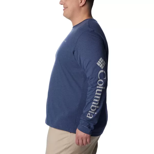 imageColumbia Mens Thistletown Hills Long Sleeve Logo TeeDark Mountain Heather
