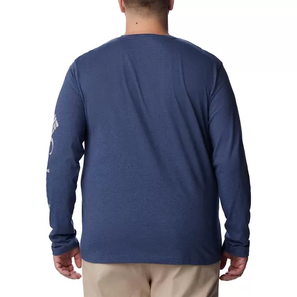 imageColumbia Mens Thistletown Hills Long Sleeve Logo TeeDark Mountain Heather