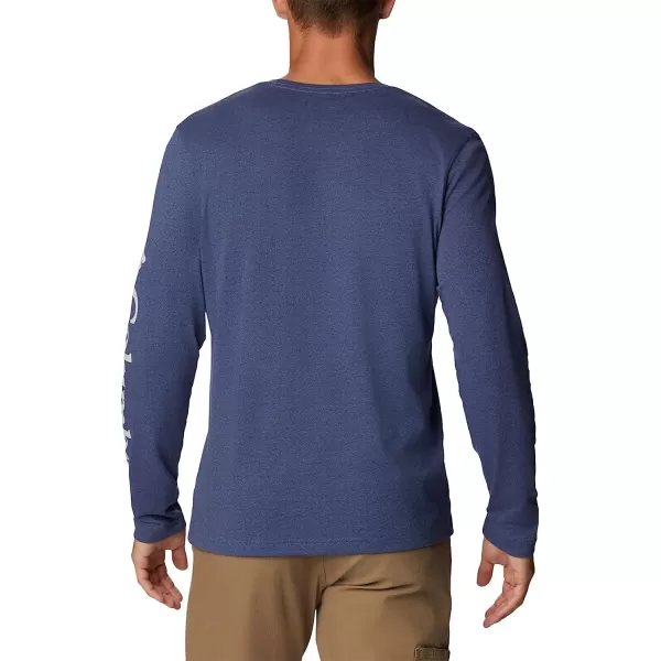 imageColumbia Mens Thistletown Hills Long Sleeve Logo TeeDark Mountain Heather