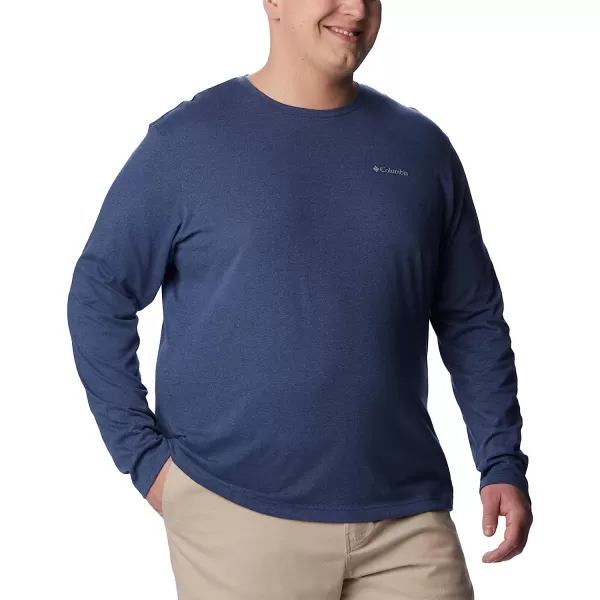 imageColumbia Mens Thistletown Hills Long Sleeve Logo TeeDark Mountain Heather
