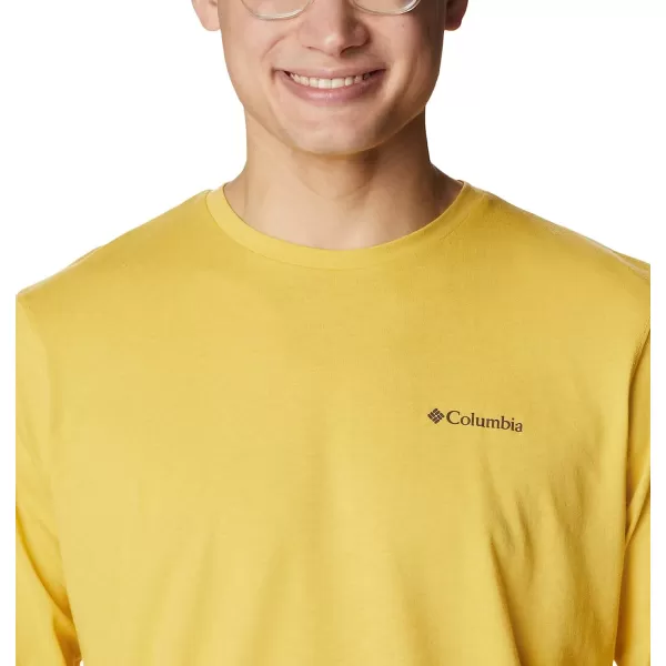 imageColumbia Mens Thistletown Hills Long Sleeve Logo TeeGolden Nugget