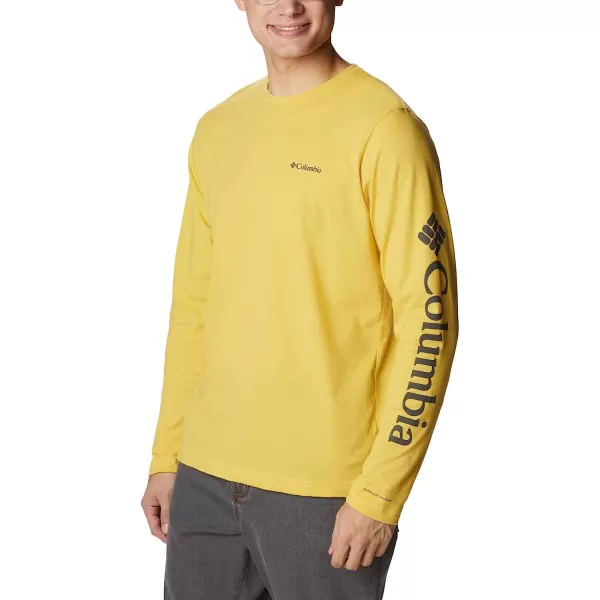 imageColumbia Mens Thistletown Hills Long Sleeve Logo TeeGolden Nugget