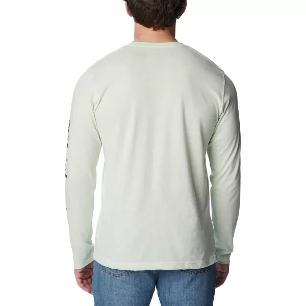 imageColumbia Mens Thistletown Hills Long Sleeve Logo TeeIce Green Heather