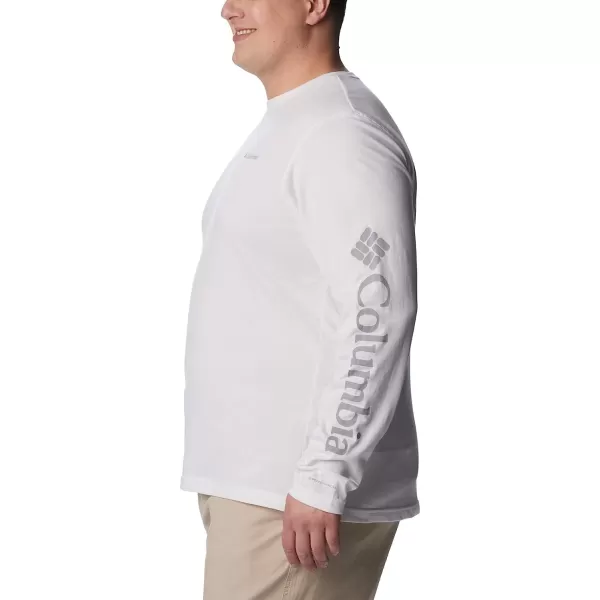 imageColumbia Mens Thistletown Hills Long Sleeve Logo TeeWhite