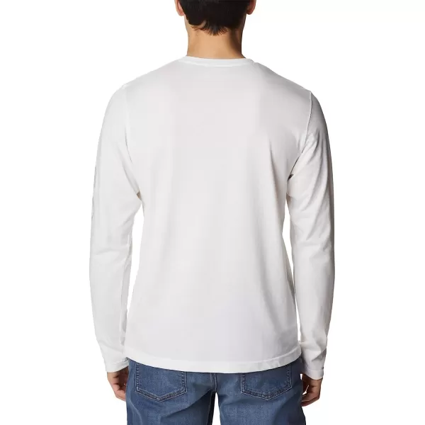 imageColumbia Mens Thistletown Hills Long Sleeve Logo TeeWhite