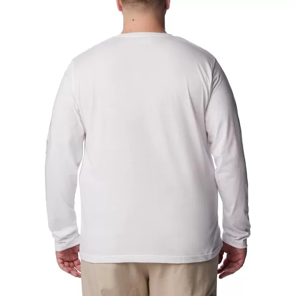 imageColumbia Mens Thistletown Hills Long Sleeve Logo TeeWhite