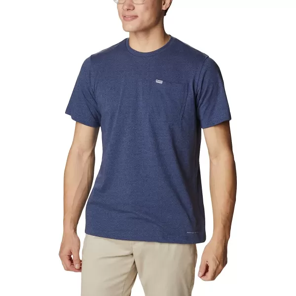imageColumbia Mens Thistletown Hills Pocket TeeDark Mountain Heather