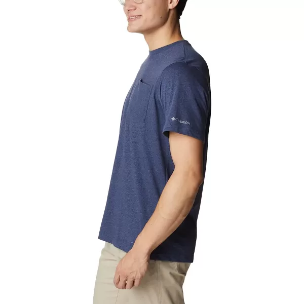 imageColumbia Mens Thistletown Hills Pocket TeeDark Mountain Heather