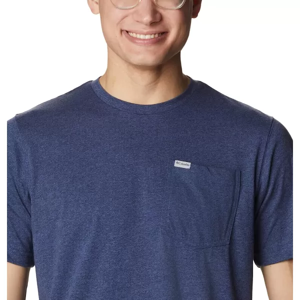 imageColumbia Mens Thistletown Hills Pocket TeeDark Mountain Heather