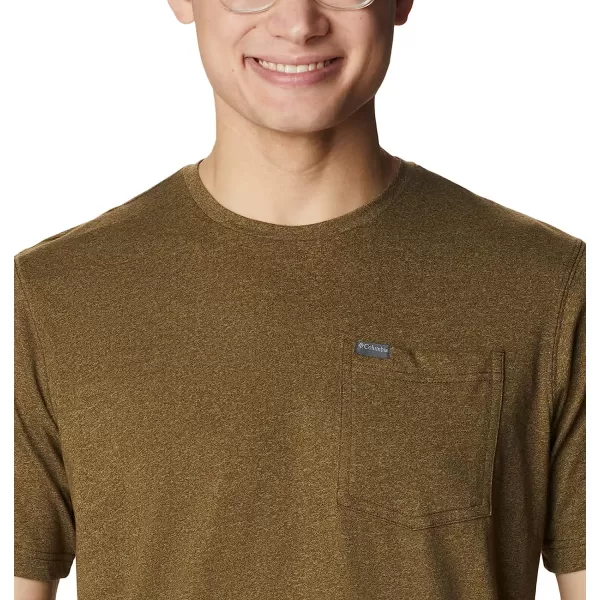 imageColumbia Mens Thistletown Hills Pocket TeeOlive Green Heather