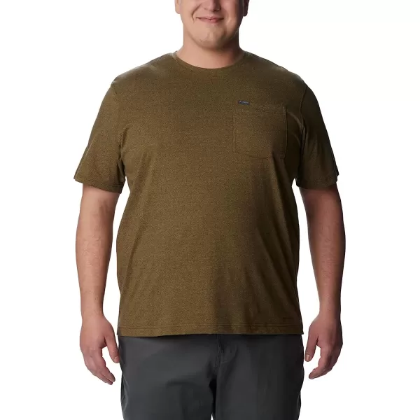 imageColumbia Mens Thistletown Hills Pocket TeeOlive Green Heather