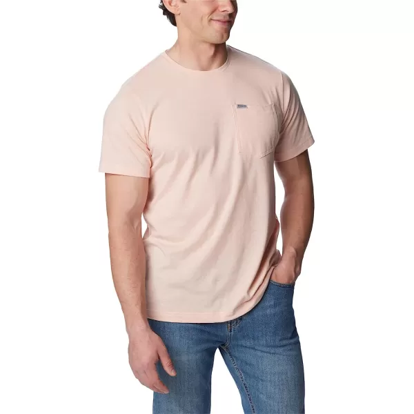 imageColumbia Mens Thistletown Hills Pocket TeePeach Blossom Heather