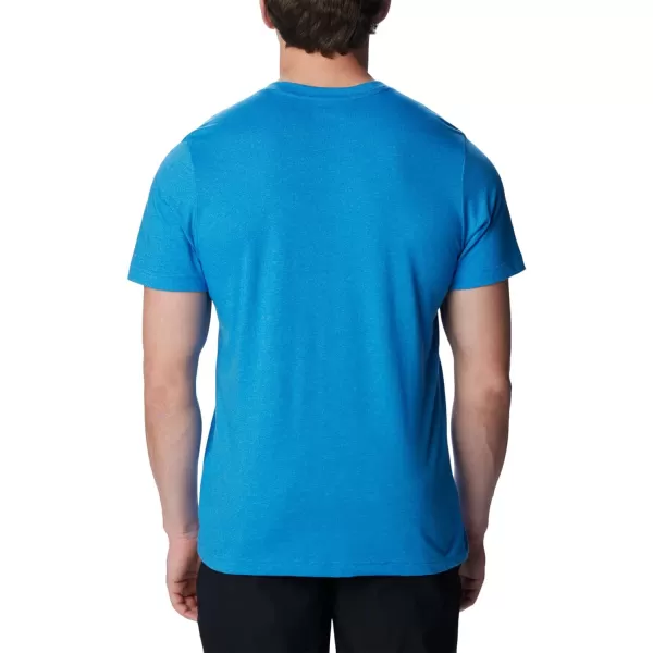 imageColumbia Mens Thistletown Hills Short Sleeve HenleyBright Indigo Heather
