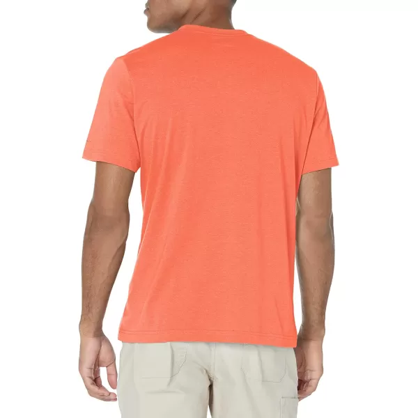 imageColumbia Mens Thistletown Hills Short Sleeve HenleyDesert Orange Double Dye