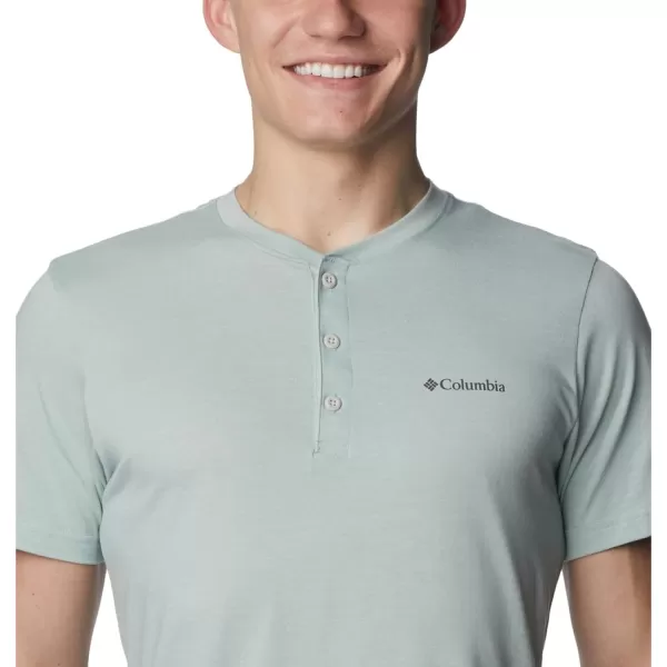 imageColumbia Mens Thistletown Hills Short Sleeve HenleyNiagara Heather