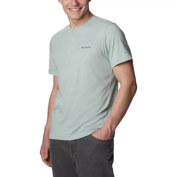 imageColumbia Mens Thistletown Hills Short Sleeve HenleyNiagara Heather