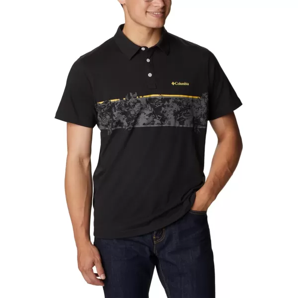 imageColumbia Mens Thistletown Hills Stripe PoloBlack