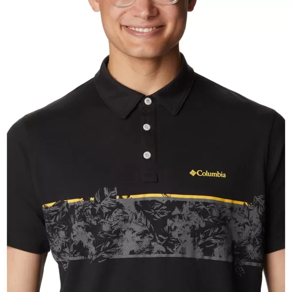 imageColumbia Mens Thistletown Hills Stripe PoloBlack