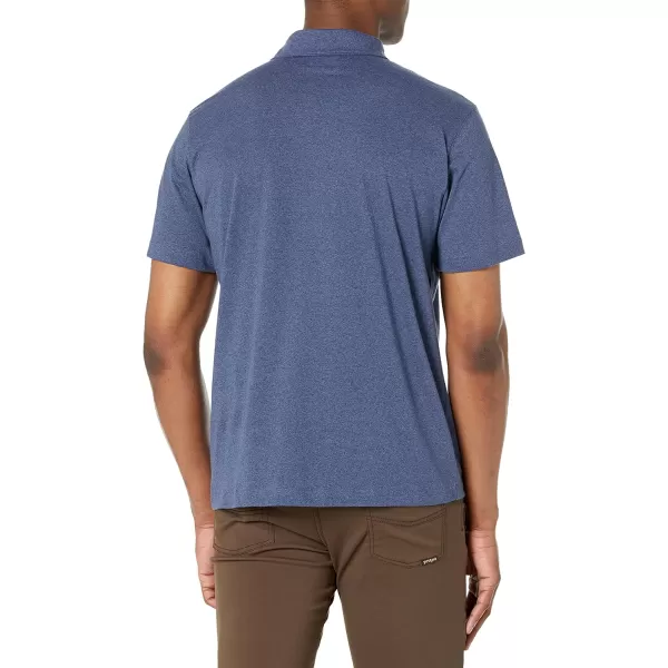 imageColumbia Mens Thistletown Hills Stripe PoloDark Mountain Heather