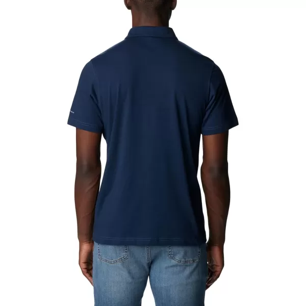 imageColumbia Mens Thistletown Hills Stripe PoloDk Mtn Heather Double Decker Stripe
