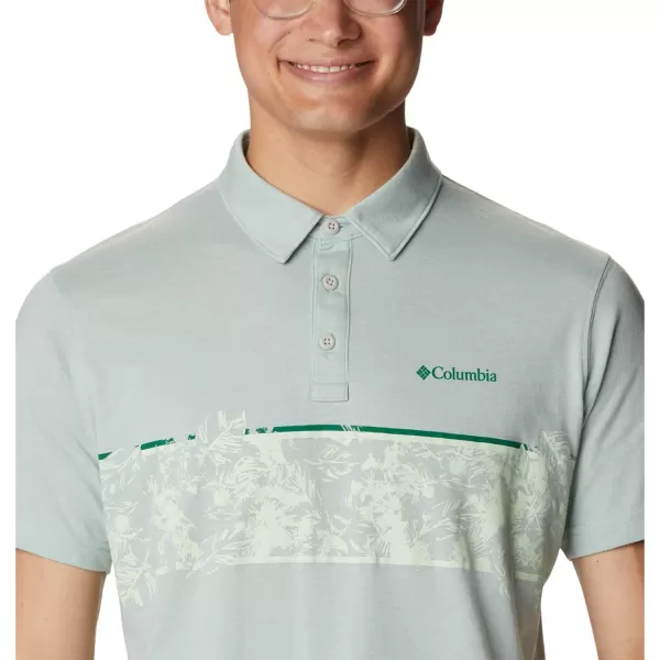 imageColumbia Mens Thistletown Hills Stripe PoloNiagara Heather