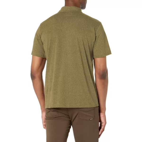 imageColumbia Mens Thistletown Hills Stripe PoloOlive Green Heather