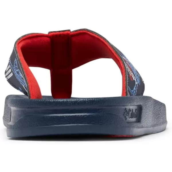 imageColumbia Mens Tidal Ray PFG Flip Sport SandalCollegiate NavySpark Red