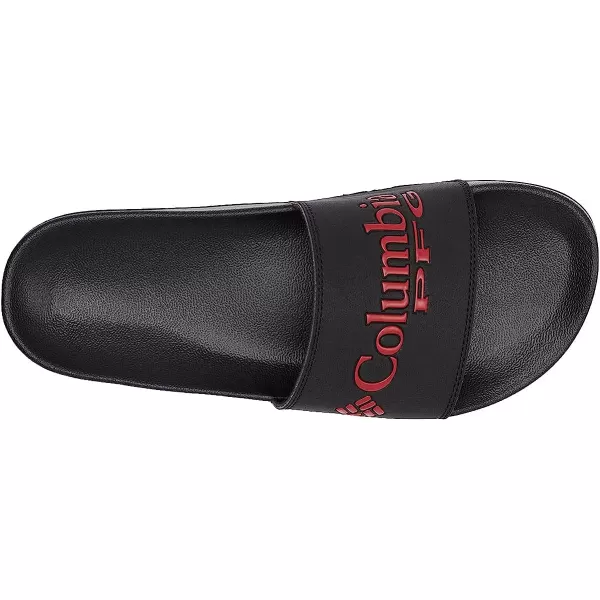 imageColumbia Mens Tidal Ray PFG Slide Sport SandalBlackRed Lily