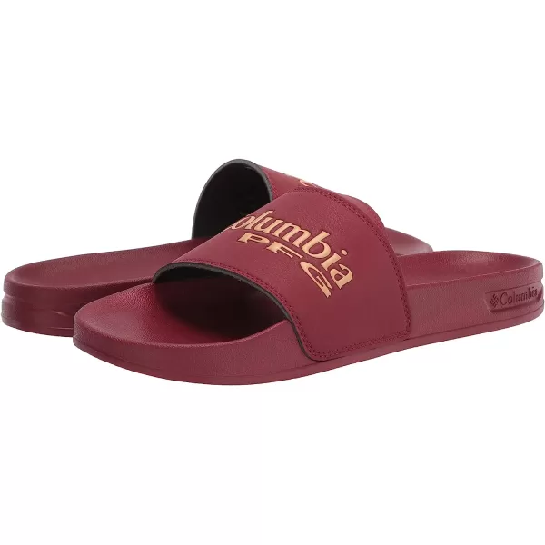 imageColumbia Mens Tidal Ray PFG Slide Sport SandalRed JasperLight Camel
