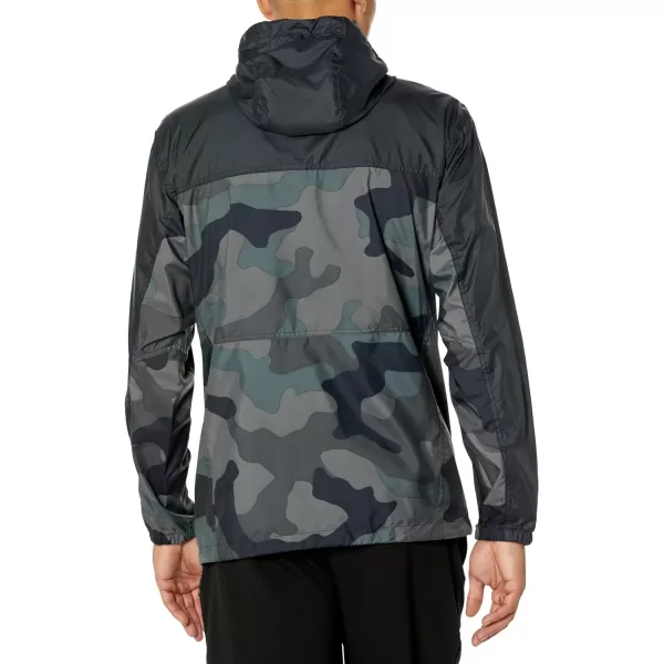imageColumbia Mens Trail Traveler WindbreakerBlack Mod Camo PrintBlack