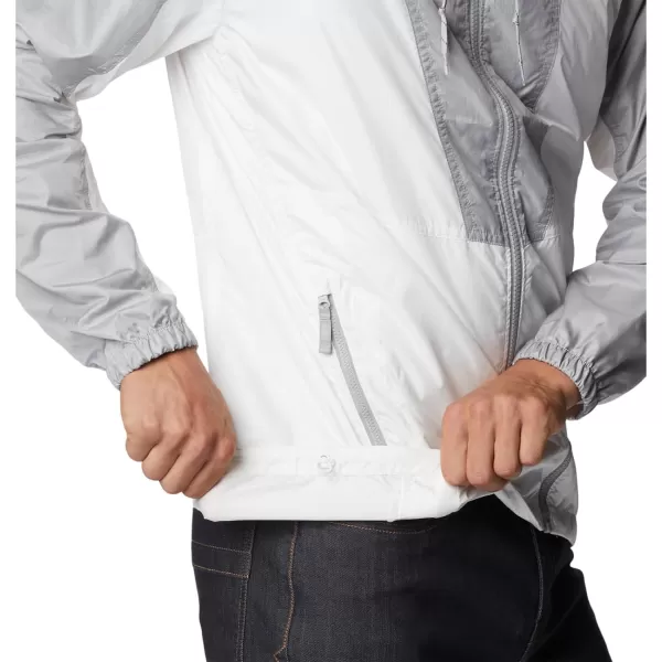 imageColumbia Mens Trail Traveler WindbreakerWhiteColumbia Grey