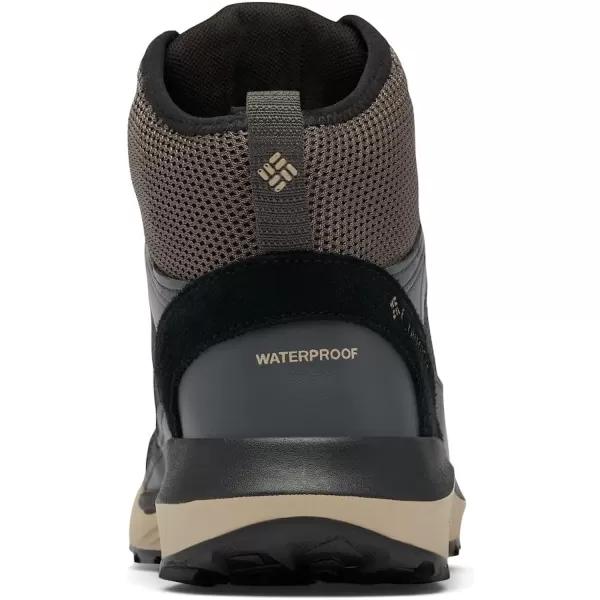 imageColumbia Mens Trailstorm Mid Waterproof Hiking ShoeDark GreyCaramel