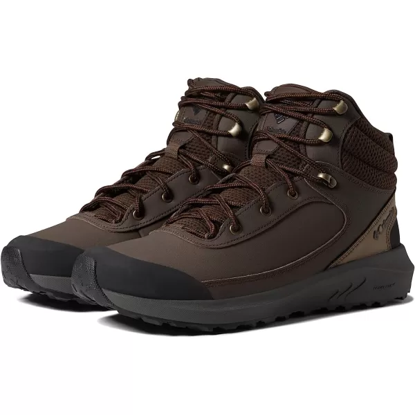 imageColumbia Mens Trailstorm Peak Mid Hiking ShoeCordovanBlack