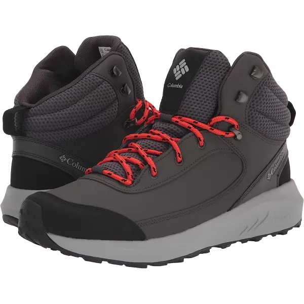 imageColumbia Mens Trailstorm Peak Mid Hiking ShoeDark GreySpicy