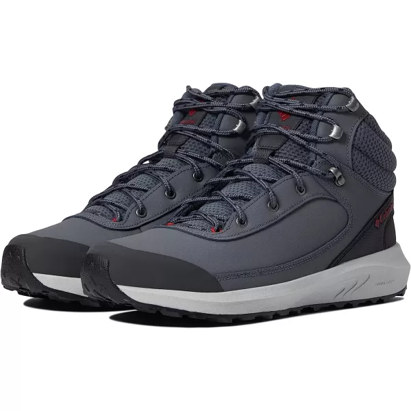 imageColumbia Mens Trailstorm Peak Mid Hiking ShoeGraphiteMountain Red