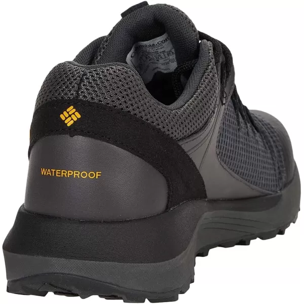 imageColumbia Mens Trailstorm Waterproof Hiking ShoeDark GreyBright Gold