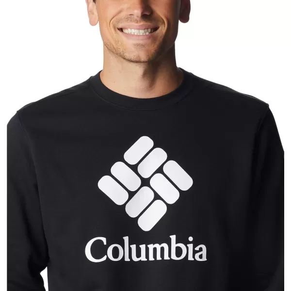 imageColumbia Mens Trek CrewBlackCsc Stacked Logo