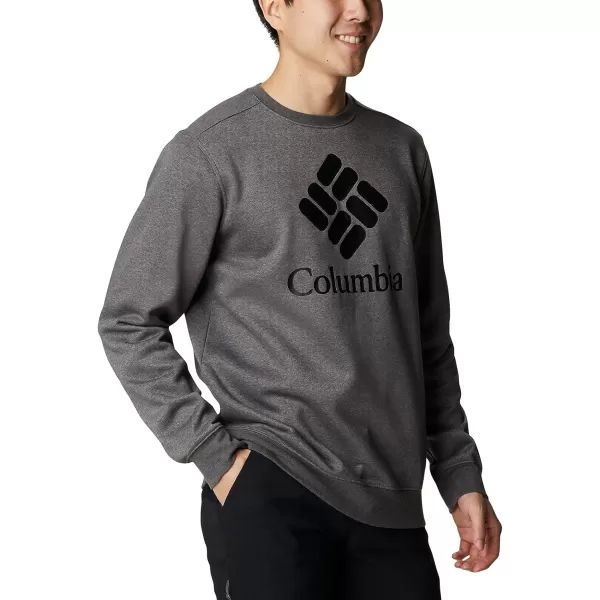 imageColumbia Mens Trek CrewCharcoal HeatherBlack