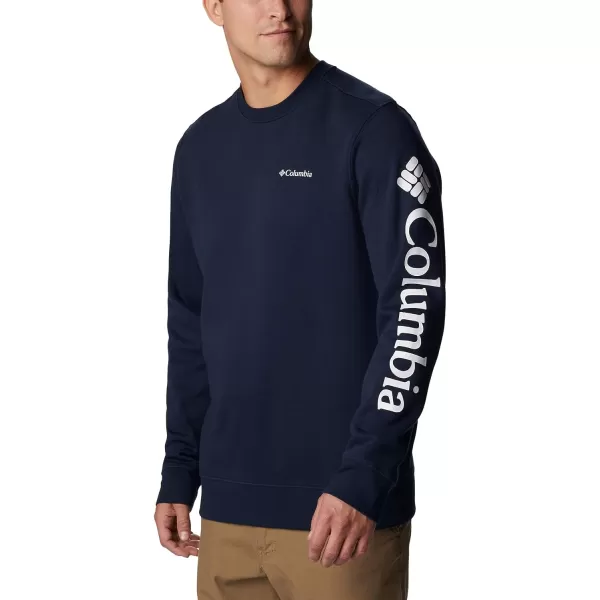 imageColumbia Mens Trek CrewCollegiate NavyCsc Sleeve Logo