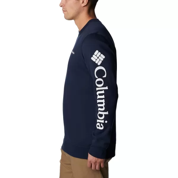 imageColumbia Mens Trek CrewCollegiate NavyCsc Sleeve Logo