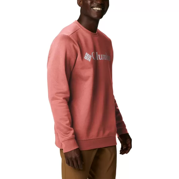 imageColumbia Mens Trek CrewDark CoralCsc Branded Logo
